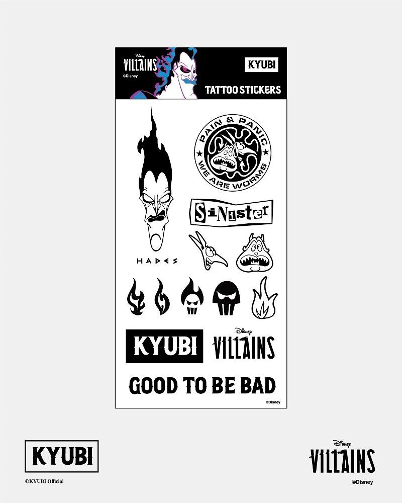 「KYUBI」Disney Villains Good to be Bad Tattoo Sticker HK$100 each
